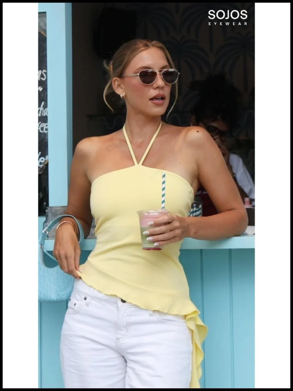 Retro Polarized Aviator Sunglasses for Women Men 70s Style UV Protection